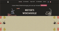 Desktop Screenshot of meyers-windmuehle.de