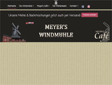 Tablet Screenshot of meyers-windmuehle.de